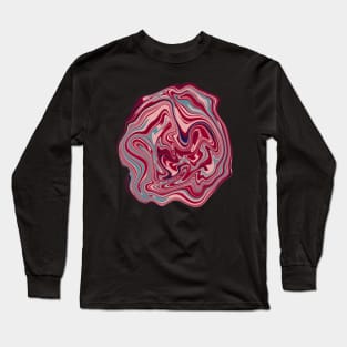 Marble abstract Long Sleeve T-Shirt